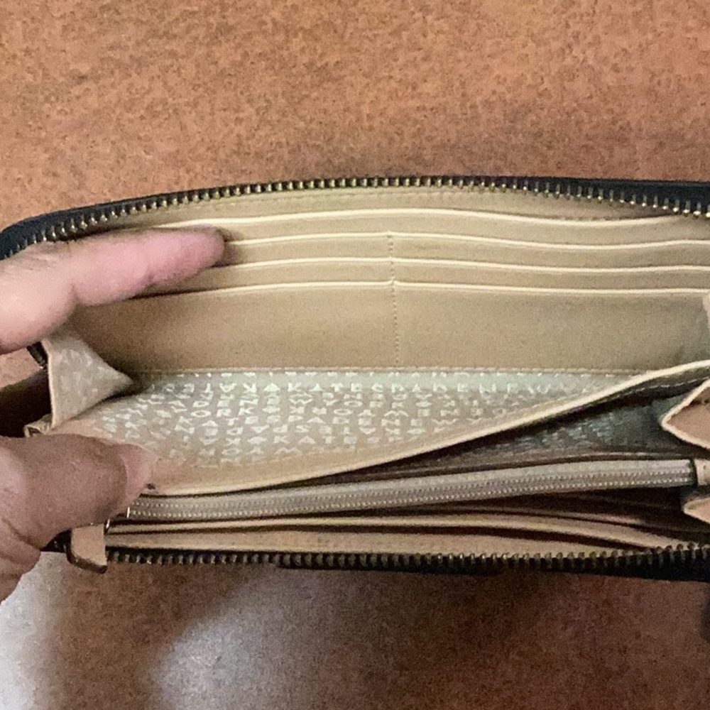 Kate Spade Black Zip-Around Wallet - Picture 13 of 13